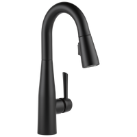 Delta - Single Handle Pull-Down Bar / Prep Faucet - Matte Black - 9913-BL-DST