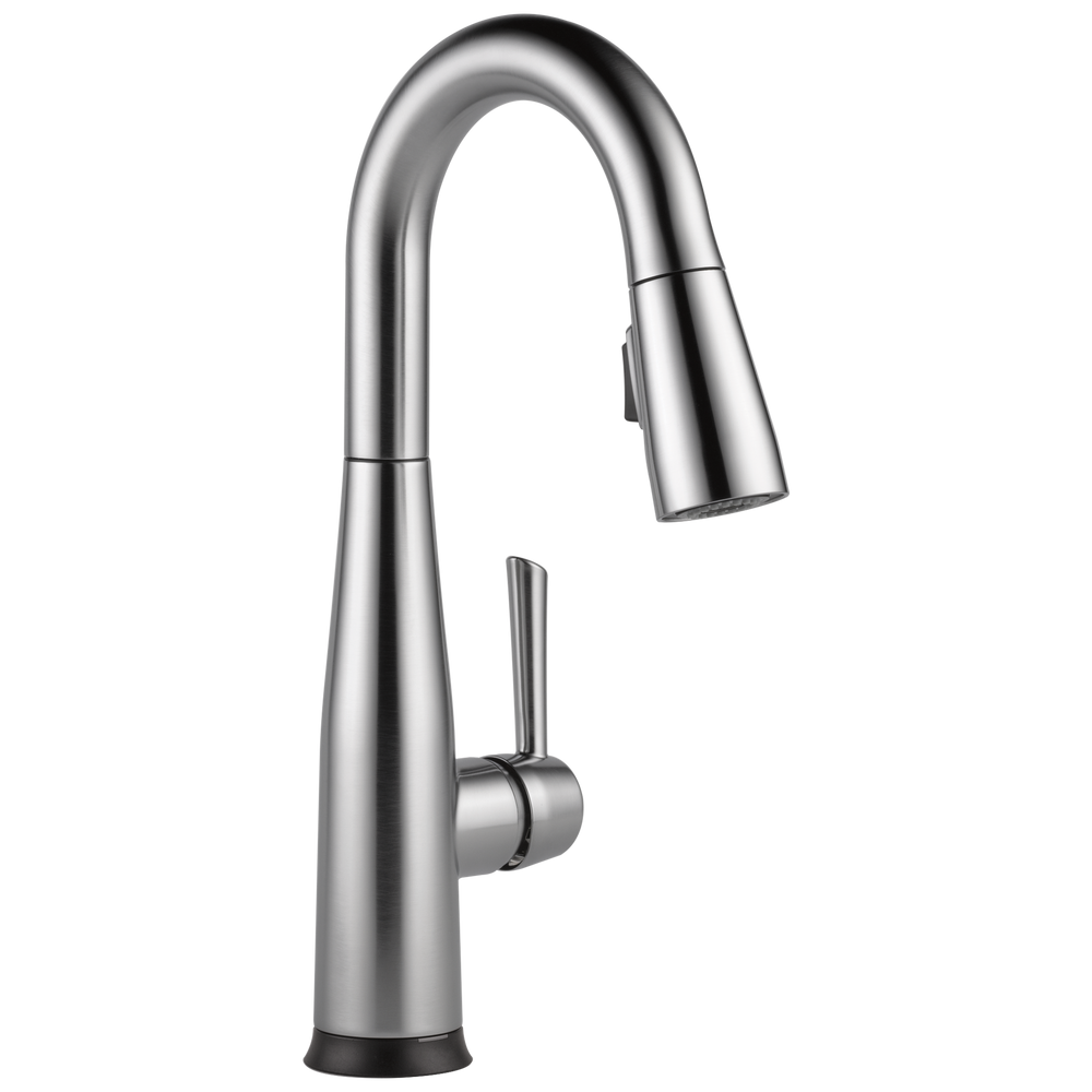 Delta - Single Handle Pull-Down Bar / Prep Faucet with Touch<sub>2</sub>O® Technology - Arctic Stainless - 9913T-AR-DST