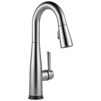 Delta - Single Handle Pull-Down Bar / Prep Faucet with Touch<sub>2</sub>O® Technology - Arctic Stainless - 9913T-AR-DST