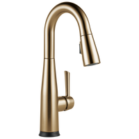 Delta - Single Handle Pull-Down Bar / Prep Faucet with Touch<sub>2</sub>O® Technology - Champagne Bronze - 9913T-CZ-DST