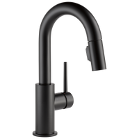 Delta - Single Handle Pull-Down Bar / Prep Faucet - Matte Black - 9959-BL-DST