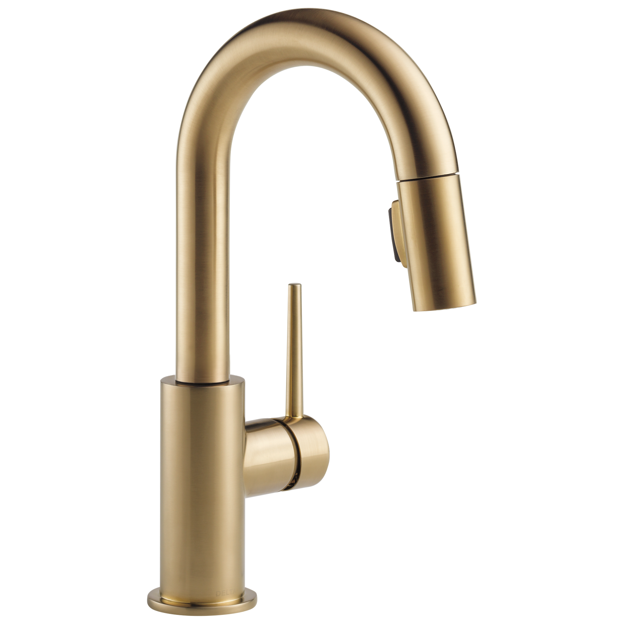 Delta - Single Handle Pull-Down Bar / Prep Faucet - Champagne Bronze - 9959-CZ-DST