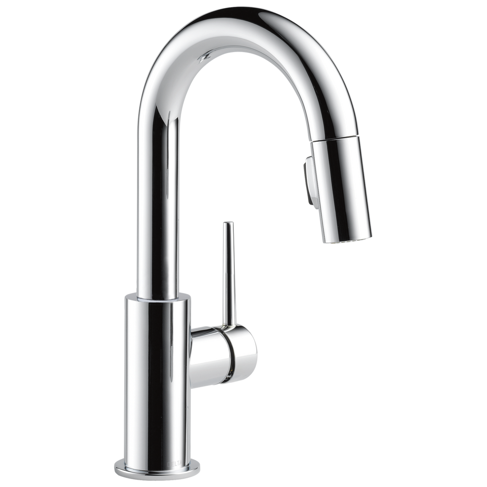 Delta - Single Handle Pull-Down Bar / Prep Faucet - Chrome - 9959-DST