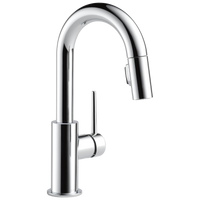 Delta - Single Handle Pull-Down Bar / Prep Faucet - Chrome - 9959-DST