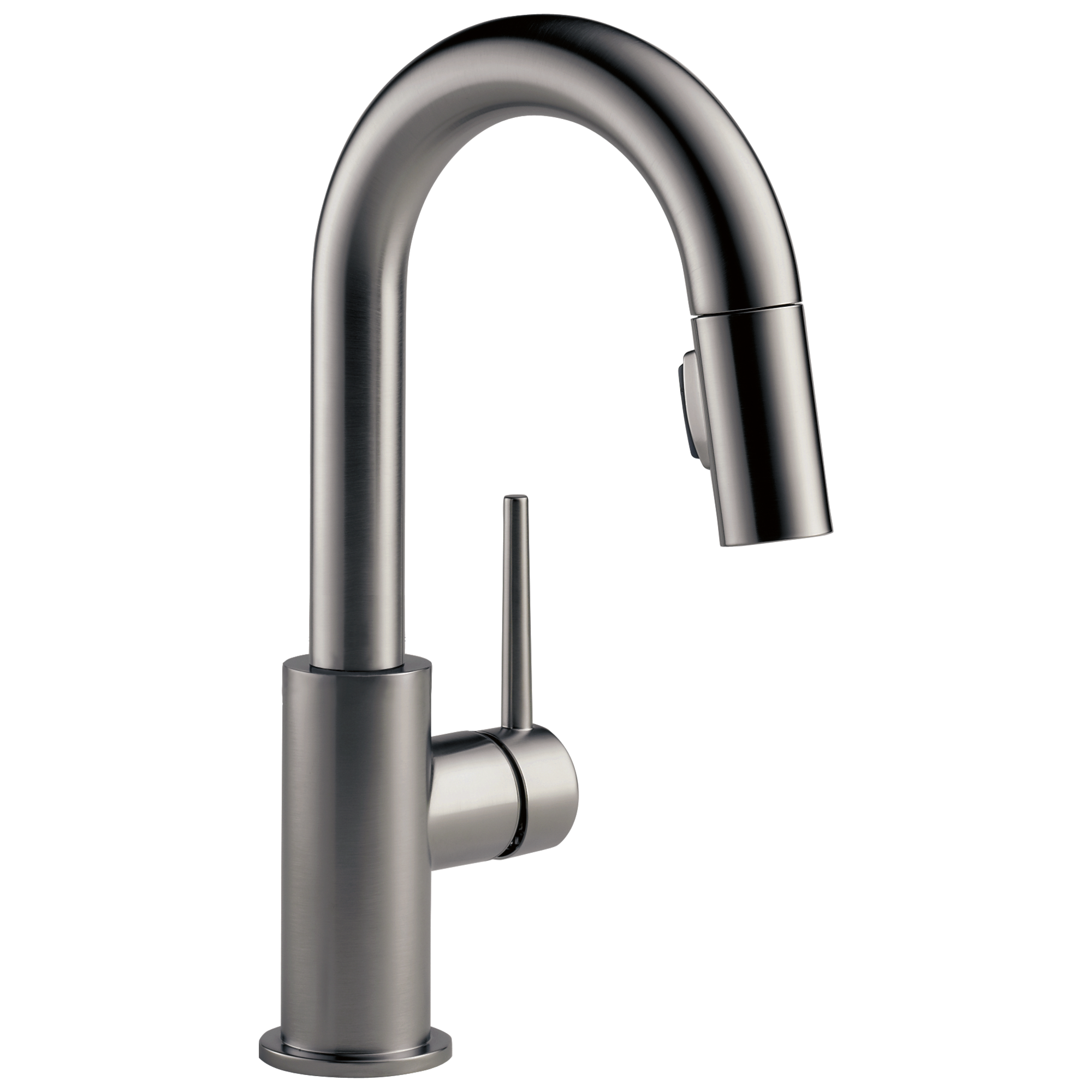 Delta - Single Handle Pull-Down Bar / Prep Faucet - Black Stainless - 9959-KS-DST