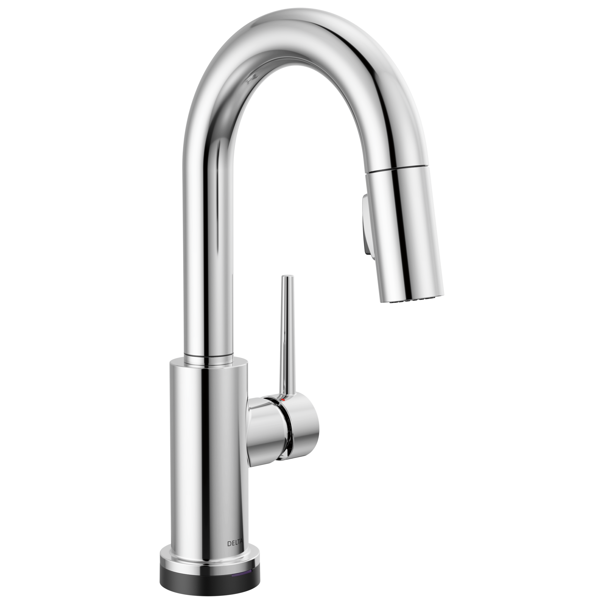 Delta - Single Handle Pull-Down Bar / Prep Faucet with Touch<sub>2</sub>O® Technology - Chrome - 9959T-DST