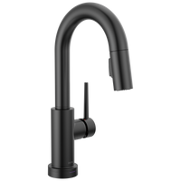 Delta - Touch2O® Bar / Prep Faucet with Touchless Technology - Matte Black - 9959TL-BL-DST