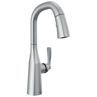 Delta - Single Handle Pull-Down Bar/Prep Faucet - Lumicoat® Arctic Stainless - 9976-AR-PR-DST