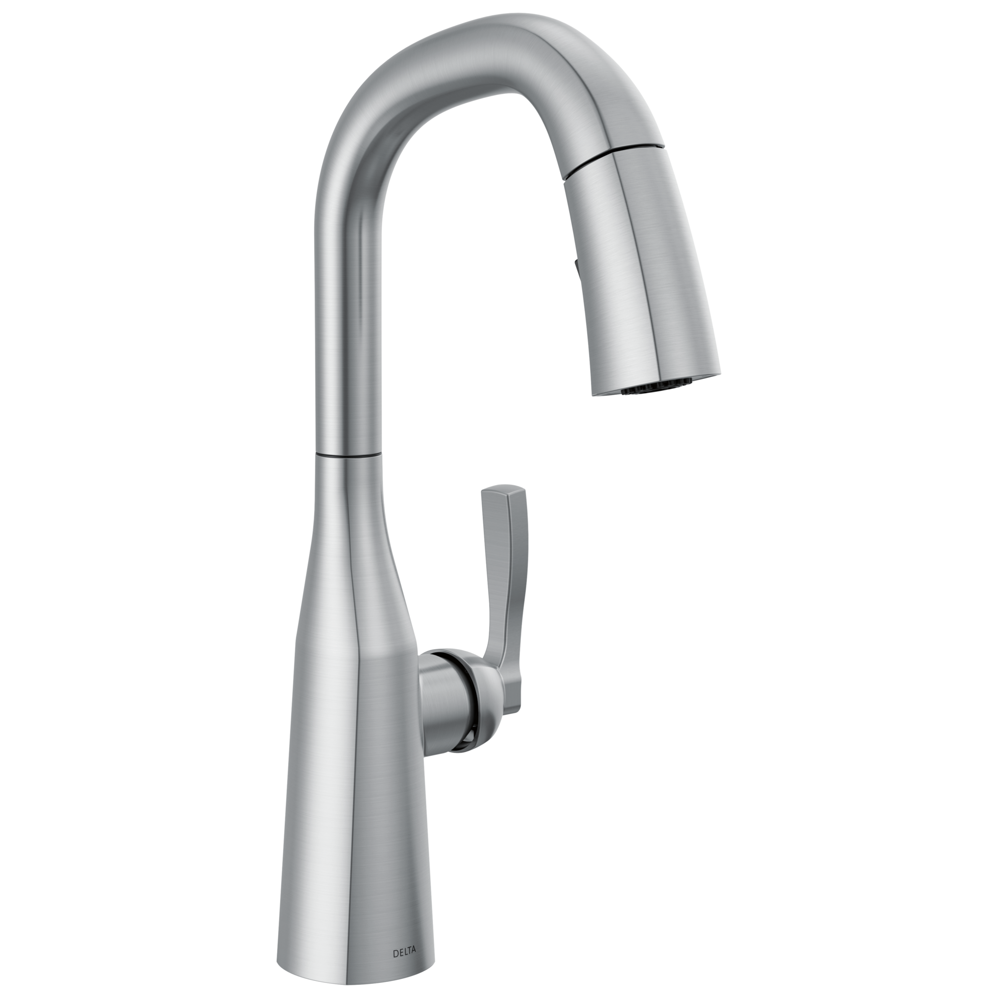 Delta - Single Handle Pull-Down Bar/Prep Faucet - Lumicoat® Arctic Stainless - 9976-AR-PR-DST