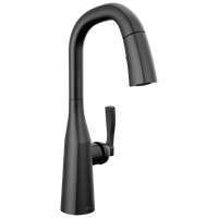 Delta - Single Handle Pull-Down Bar/Prep Faucet - Matte Black - 9976-BL-DST