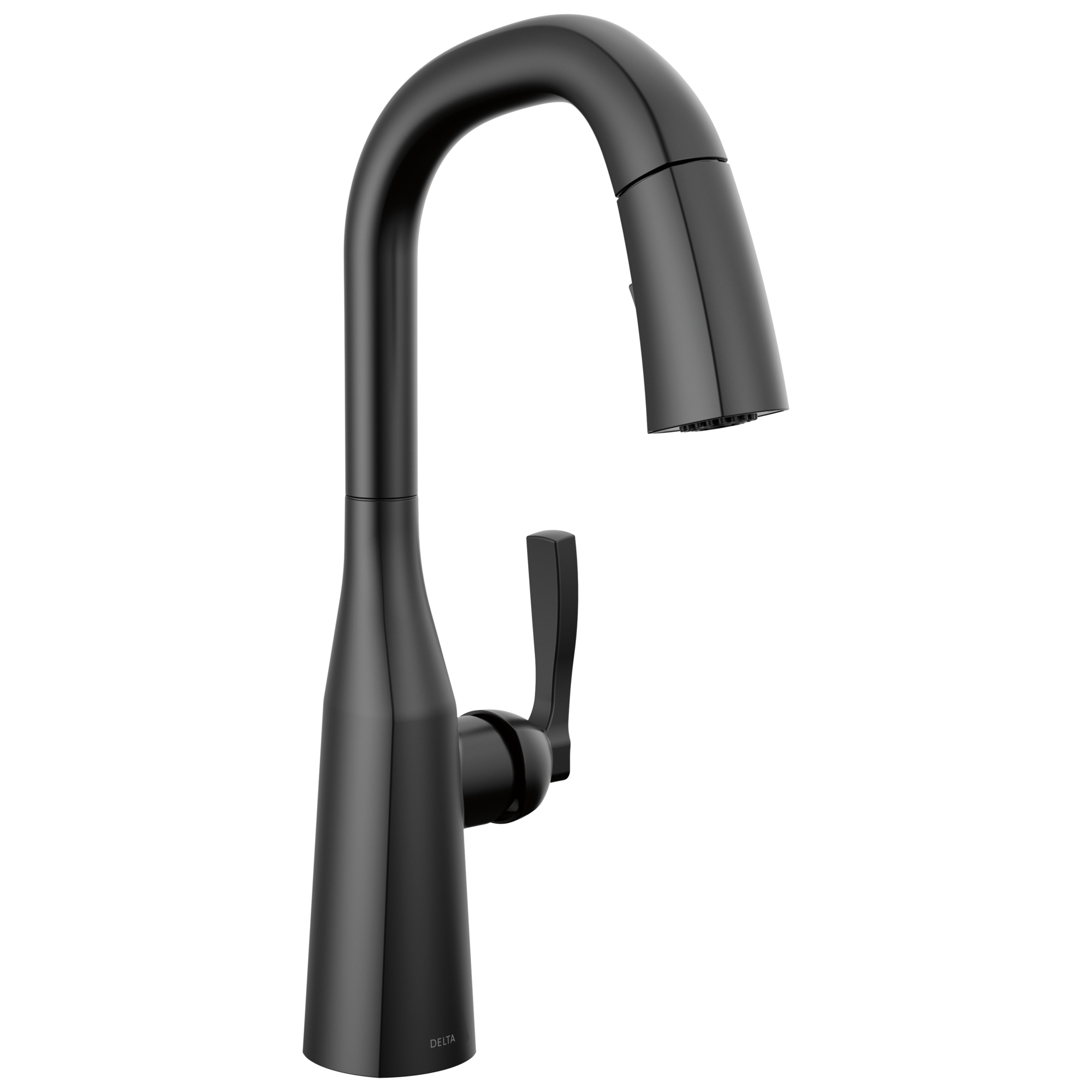 Delta - Single Handle Pull-Down Bar/Prep Faucet - Matte Black - 9976-BL-DST