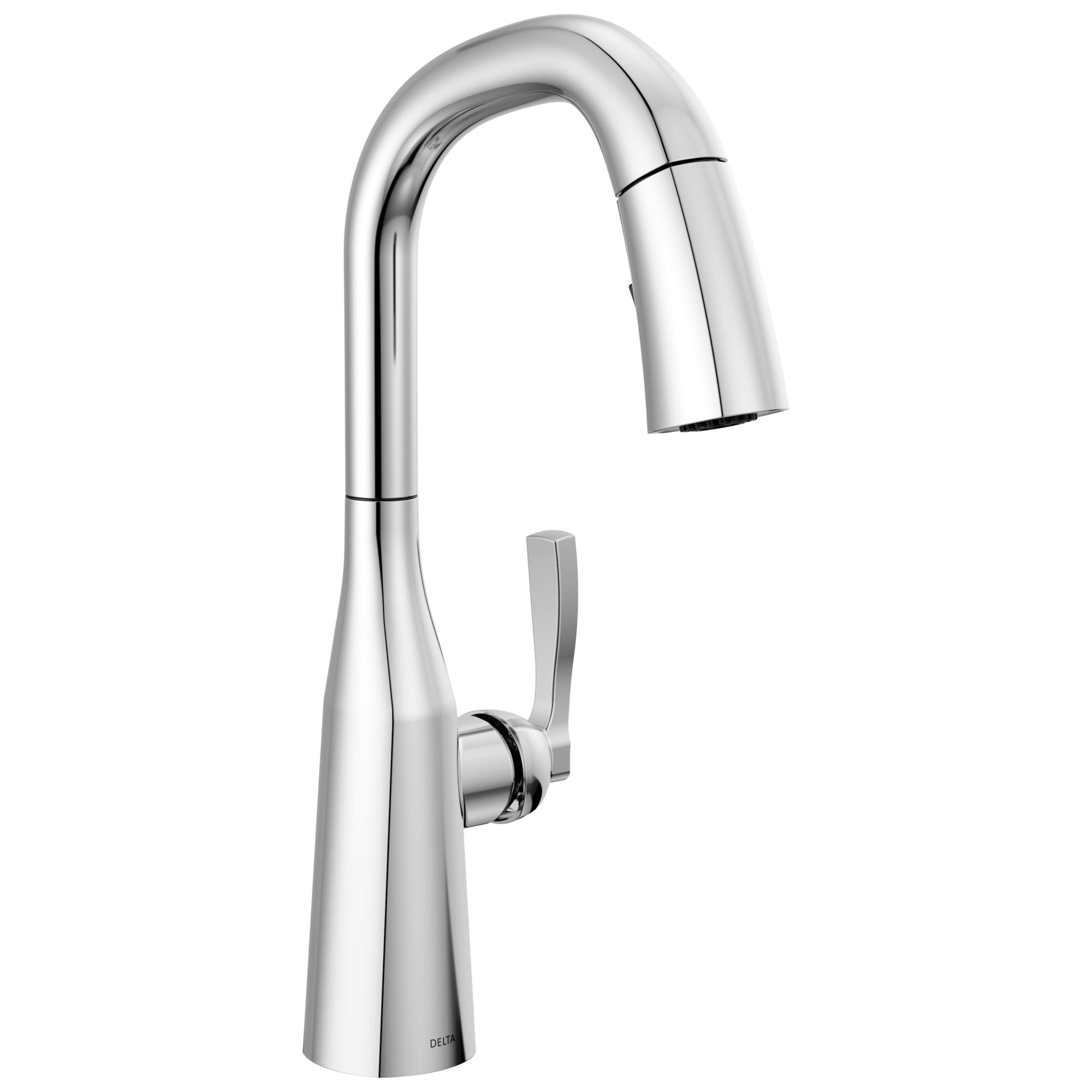 Delta - Single Handle Pull-Down Bar/Prep Faucet - Lumicoat® Chrome - 9976-PR-DST