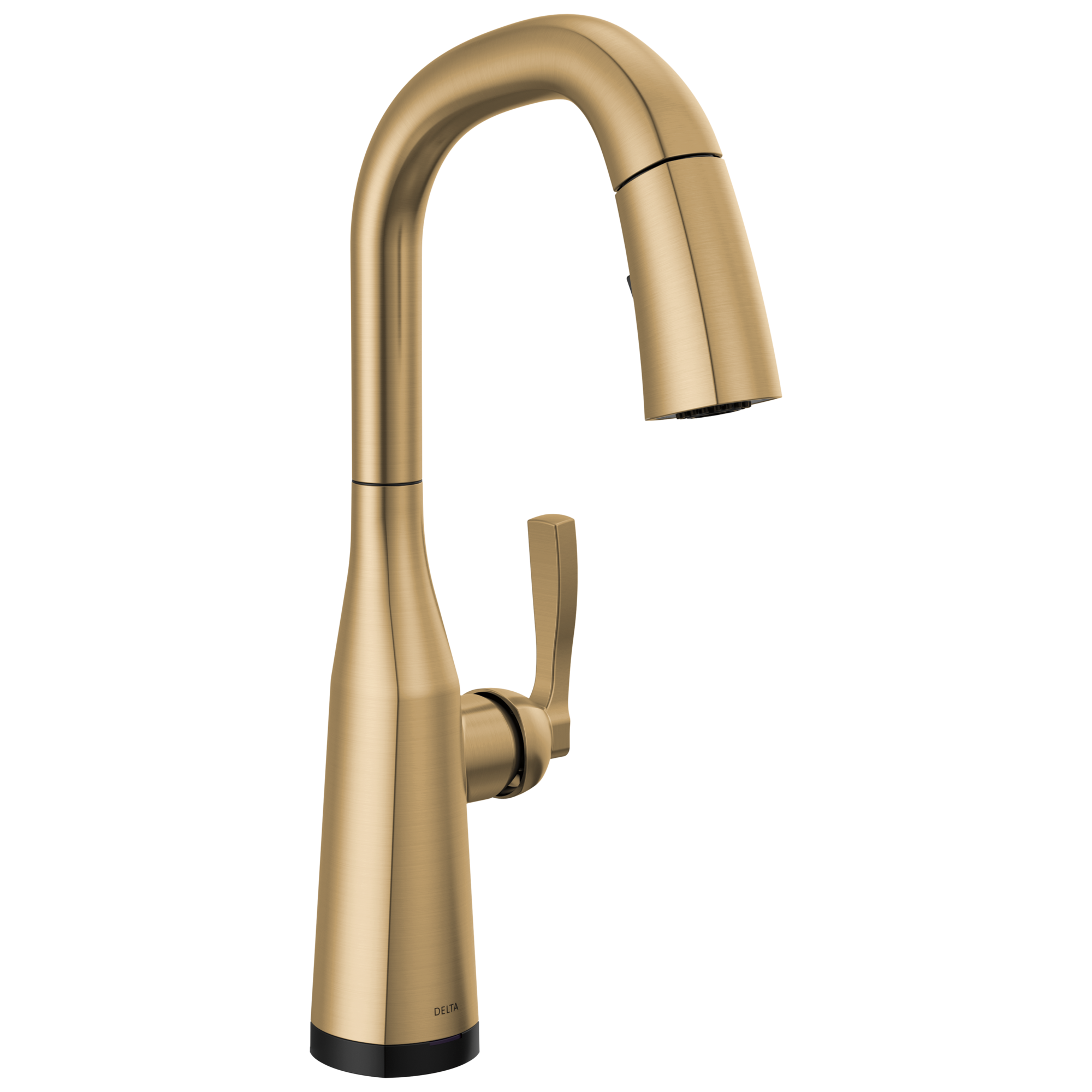 Delta - Single Handle Pull Down Bar/Prep Faucet with Touch 2O Technology - Lumicoat® Champagne Bronze - 9976T-CZ-PR-DST