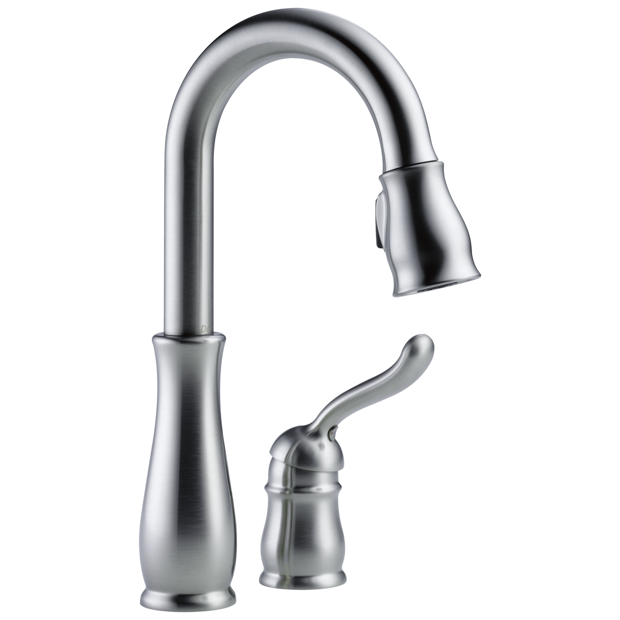 Delta - Single Handle Pull-Down Bar / Prep Faucet - Arctic Stainless - 9978-AR-DST