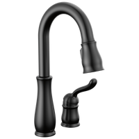 Delta - Single Handle Pull-Down Bar / Prep Faucet - Matte Black - 9978-BL-DST