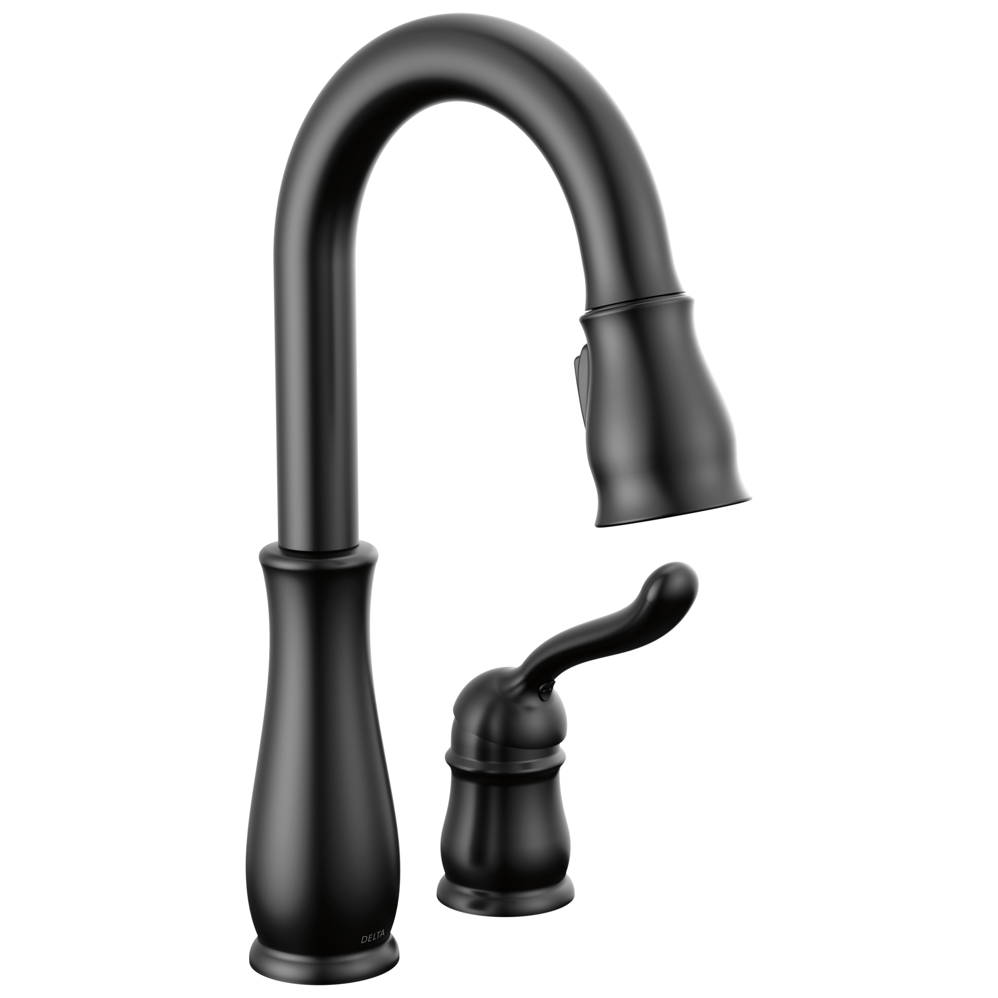 Delta - Single Handle Pull-Down Bar / Prep Faucet - Matte Black - 9978-BL-DST