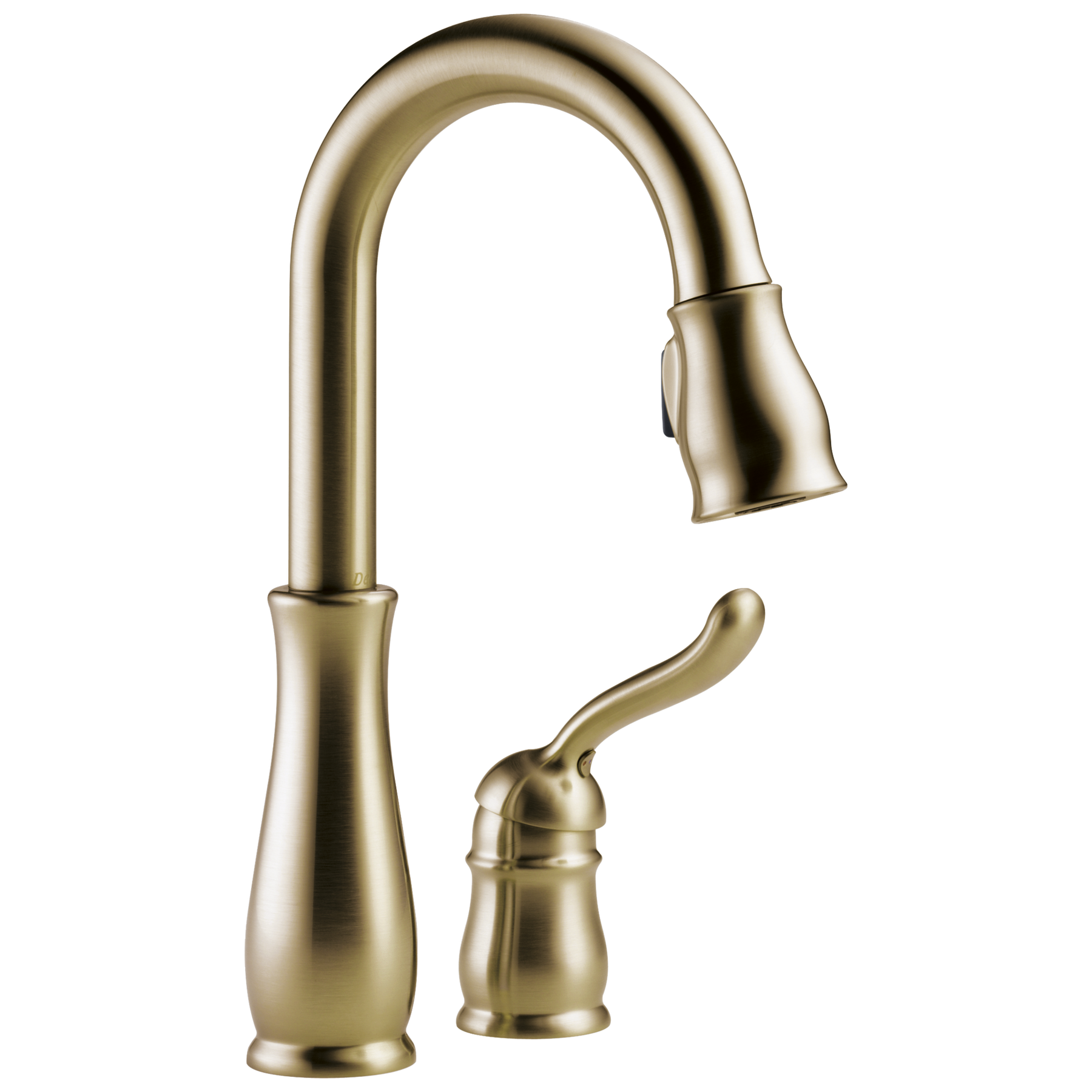 Delta - Single Handle Pull-Down Bar / Prep Faucet - Champagne Bronze - 9978-CZ-DST