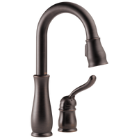 Delta - Single Handle Pull-Down Bar / Prep Faucet - Venetian Bronze - 9978-RB-DST