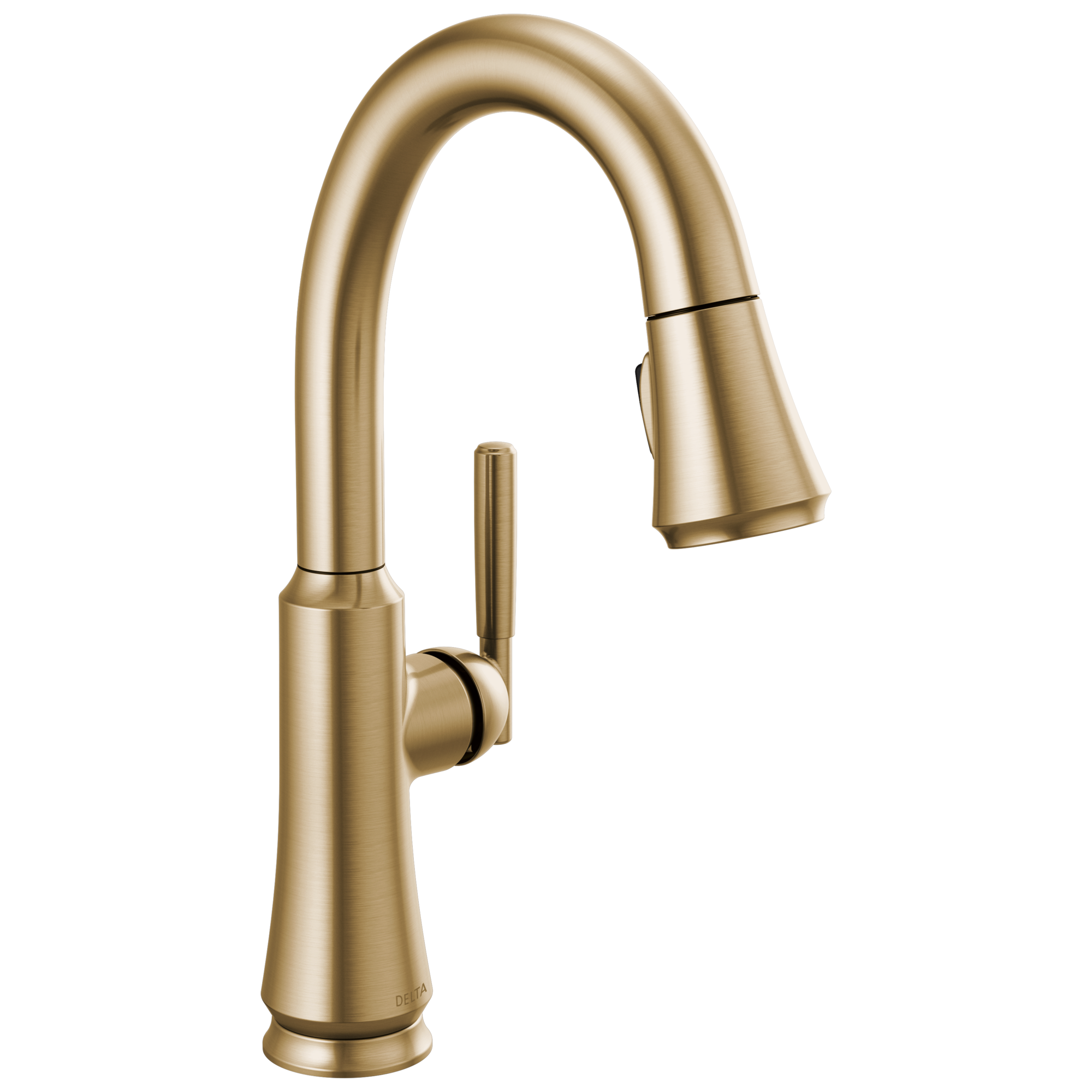 Delta - Single Handle Pull Down Bar/Prep Faucet - Champagne Bronze - 9979-CZ-DST