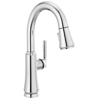 Delta - Single Handle Pull Down Bar/Prep Faucet - Chrome - 9979-DST