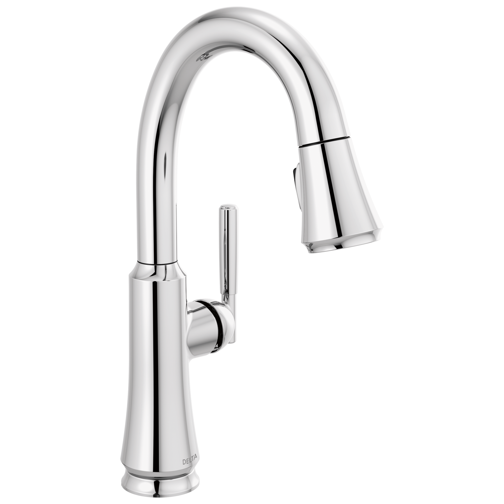 Delta - Single Handle Pull Down Bar/Prep Faucet - Chrome - 9979-DST