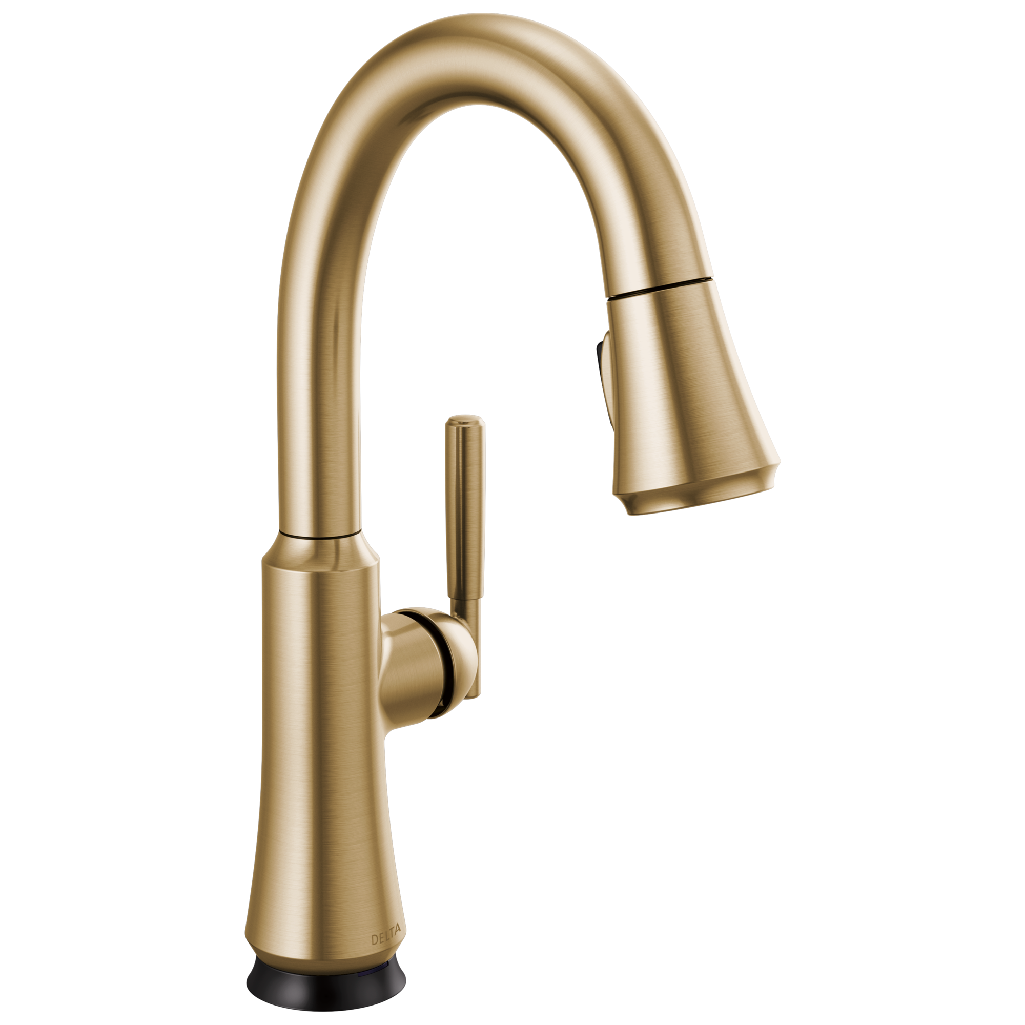 Delta - Single Handle Pull Down Bar/Prep Faucet with Touch<sub>2</sub>O Technology - Champagne Bronze - 9979T-CZ-DST