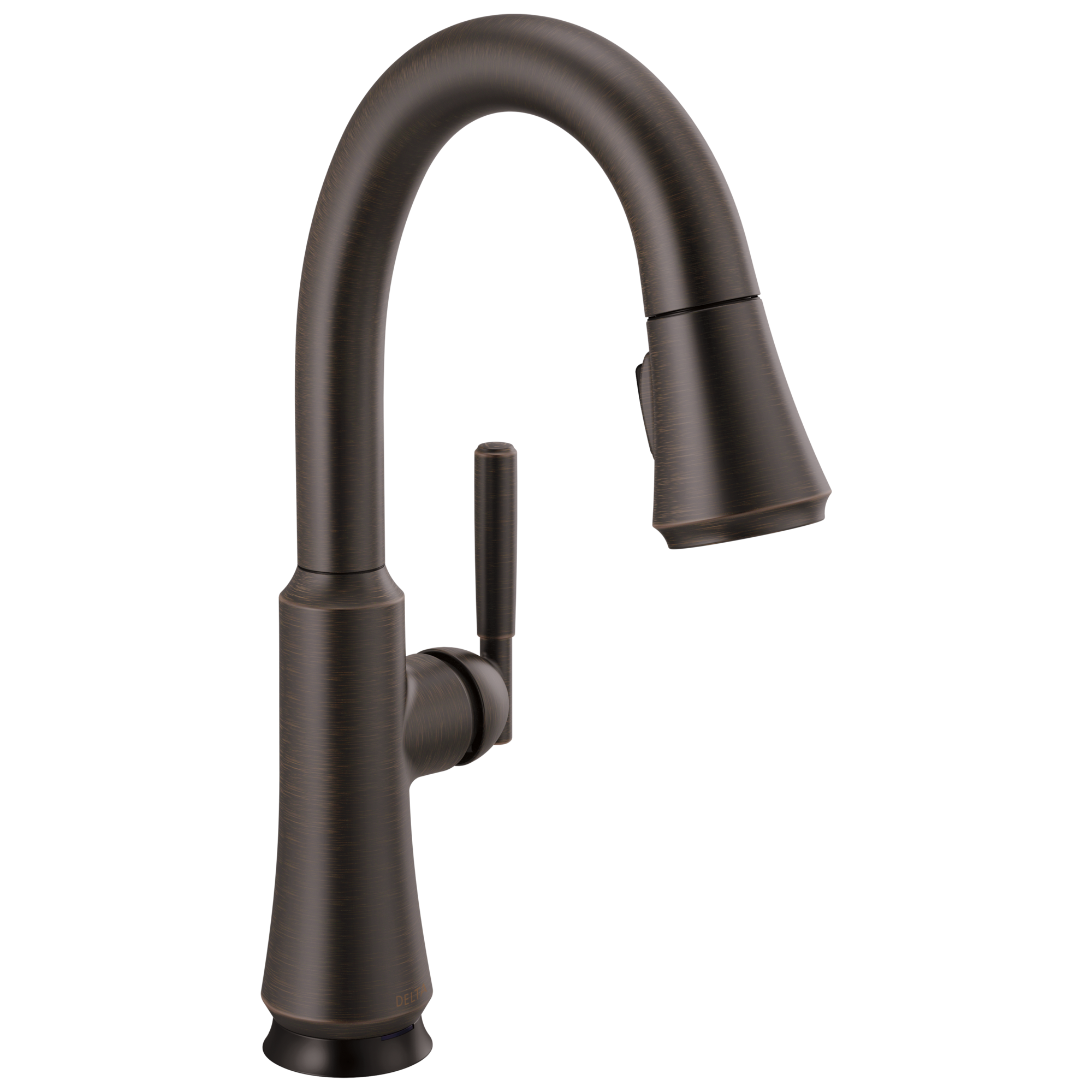 Delta - Single Handle Pull Down Bar/Prep Faucet with Touch<sub>2</sub>O Technology - Venetian Bronze - 9979T-RB-DST