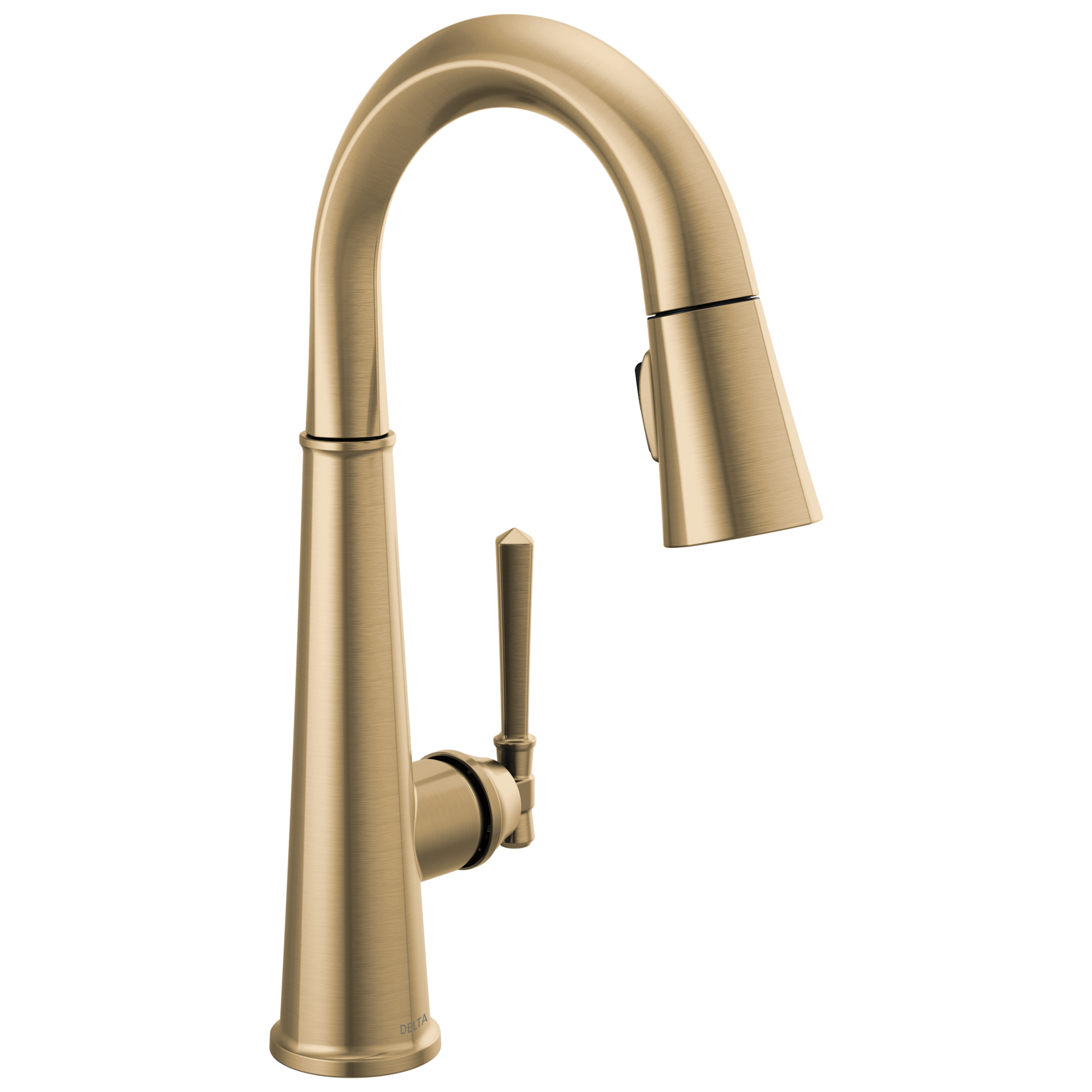 Delta - Single Handle Pull Down Bar/Prep Faucet - Lumicoat® Champagne Bronze - 9982-CZ-PR-DST