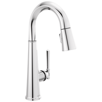 Delta - Single Handle Pull Down Bar/Prep Faucet - Lumicoat® Chrome - 9982-PR-DST