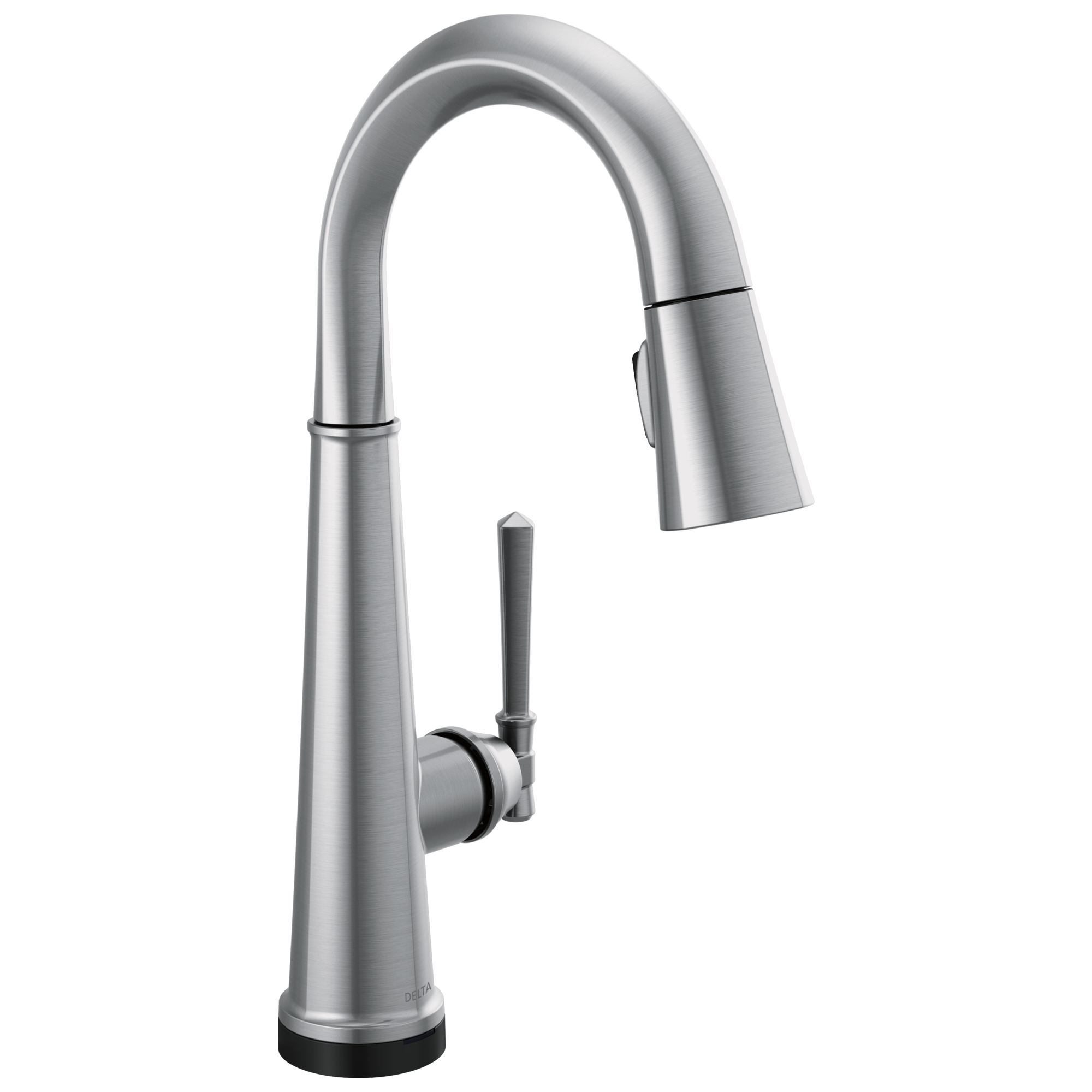 Delta - Single Handle Pull Down Bar/Prep Faucet with Touch2O Technology - Lumicoat® Arctic Stainless - 9982T-AR-PR-DST