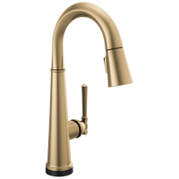 Delta - Single Handle Pull Down Bar/Prep Faucet with Touch2O Technology - Lumicoat® Champagne Bronze - 9982T-CZ-PR-DST