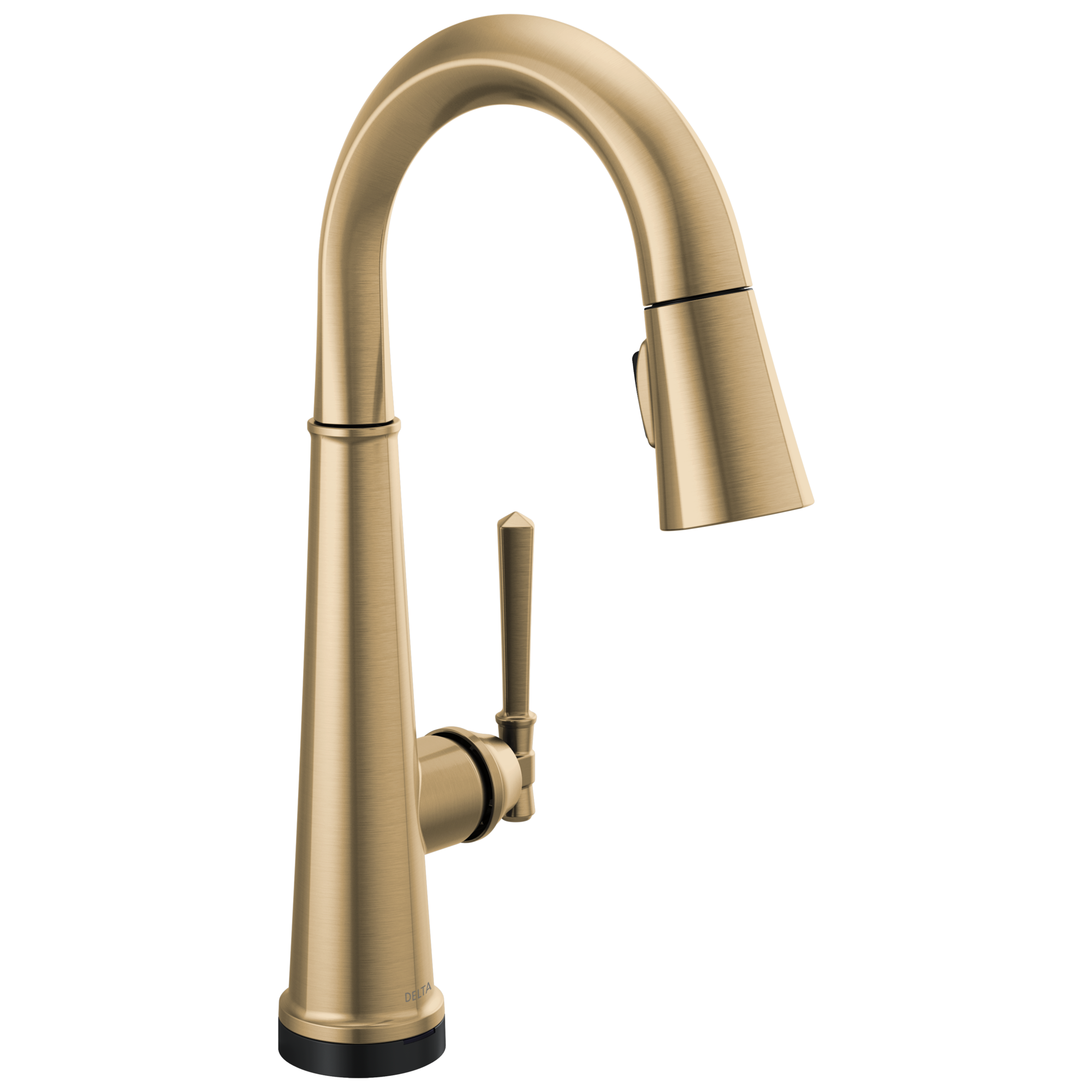 Delta - Single Handle Pull Down Bar/Prep Faucet with Touch2O Technology - Lumicoat® Champagne Bronze - 9982T-CZ-PR-DST