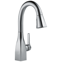 Delta - Single Handle Pull-Down Bar / Prep Faucet - Arctic Stainless - 9983-AR-DST