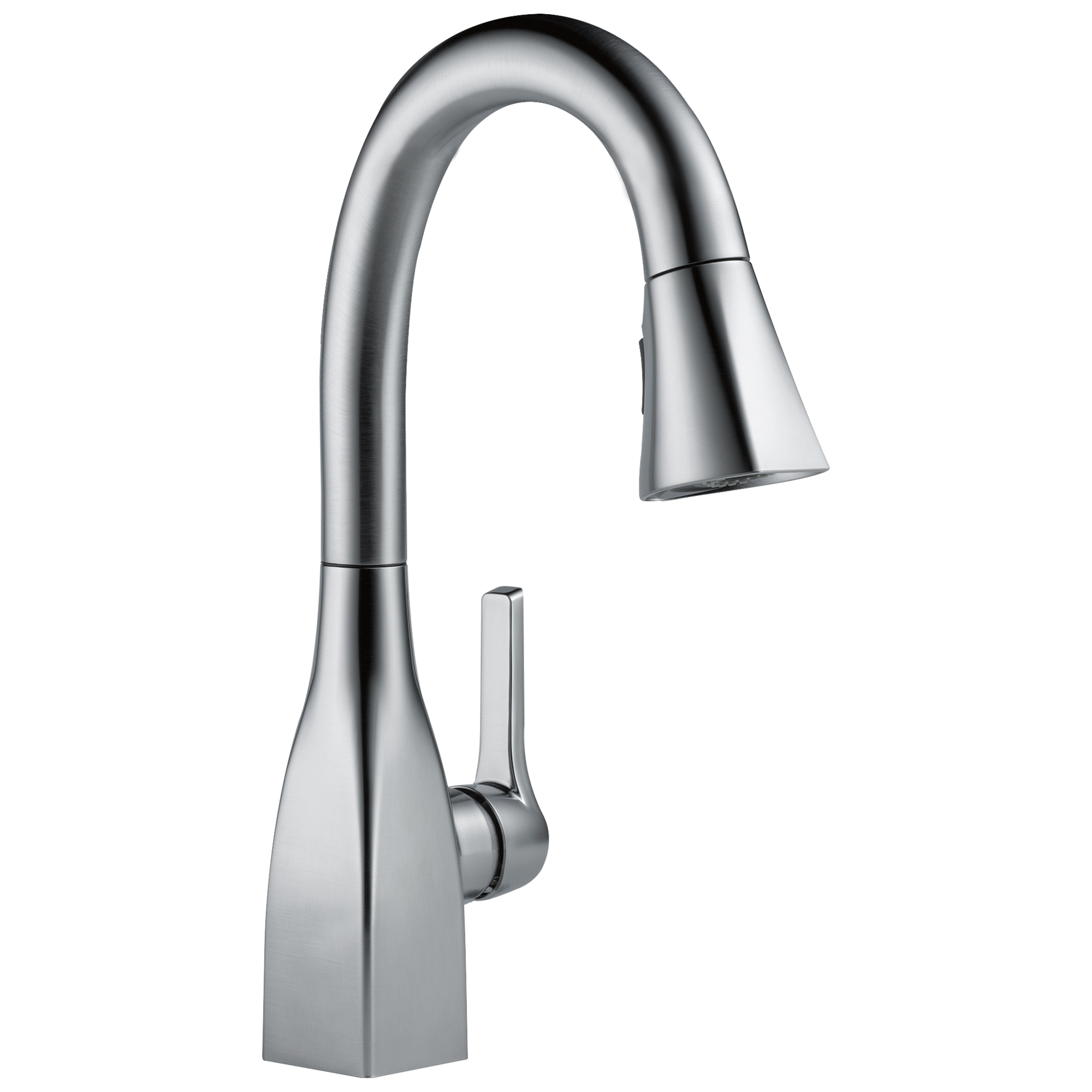 Delta - Single Handle Pull-Down Bar / Prep Faucet - Arctic Stainless - 9983-AR-DST