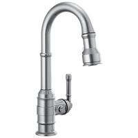 Delta - Single Handle Pull-Down Bar/Prep Faucet - Arctic Stainless - 9990-AR-DST