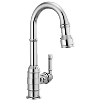 Delta - Single Handle Pull-Down Bar/Prep Faucet - Chrome - 9990-DST