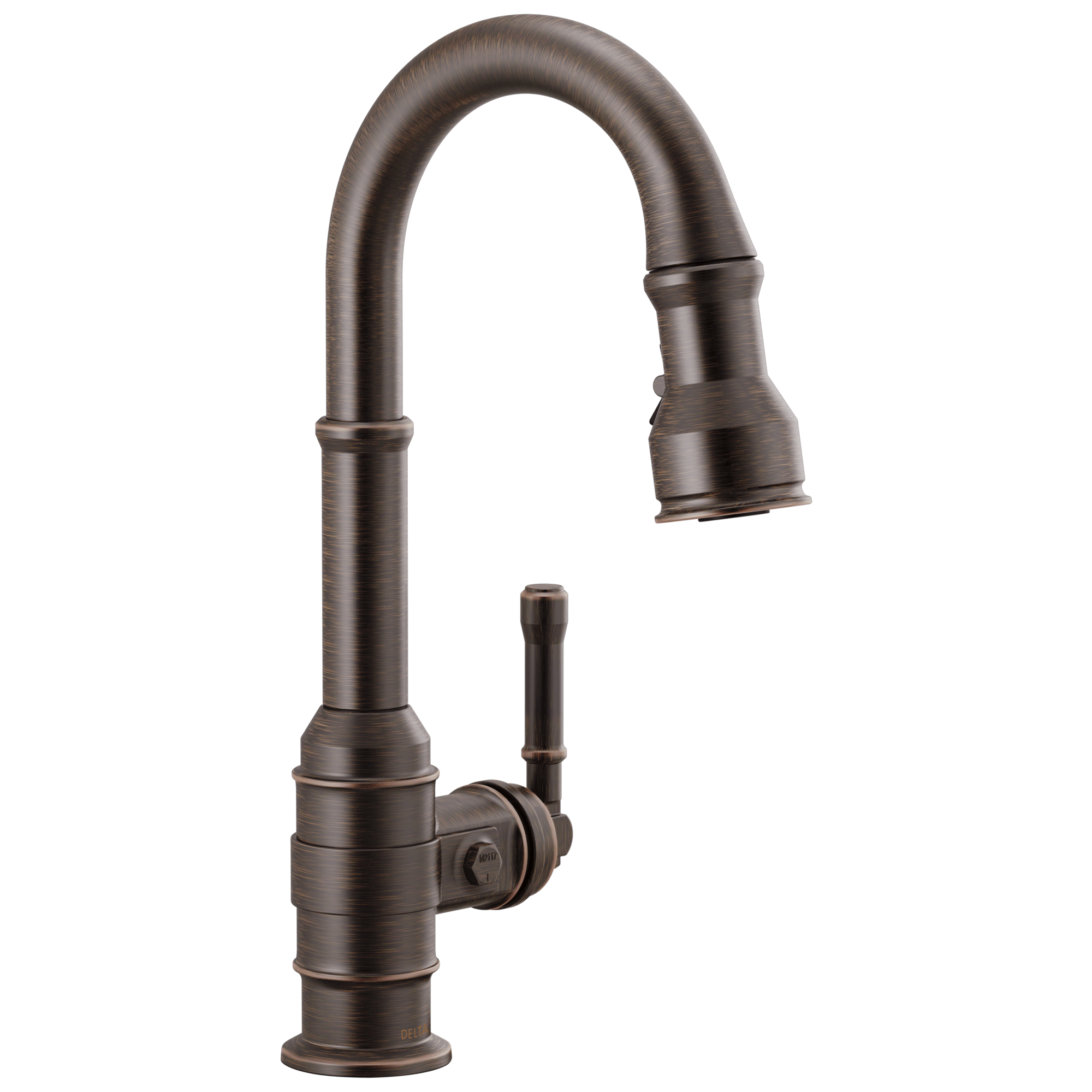 Delta - Single Handle Pull-Down Bar/Prep Faucet - Venetian Bronze - 9990-RB-DST