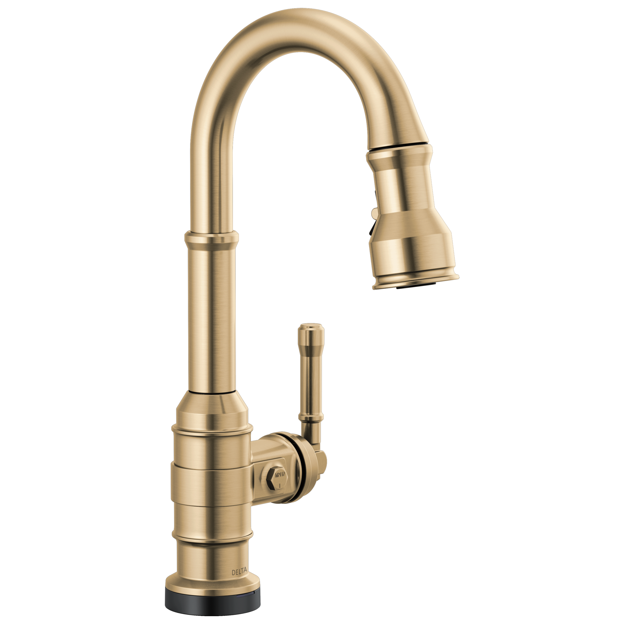 Delta - Single Handle Pull-Down Bar/Prep Faucet with Touch2O Technology - Champagne Bronze - 9990T-CZ-DST