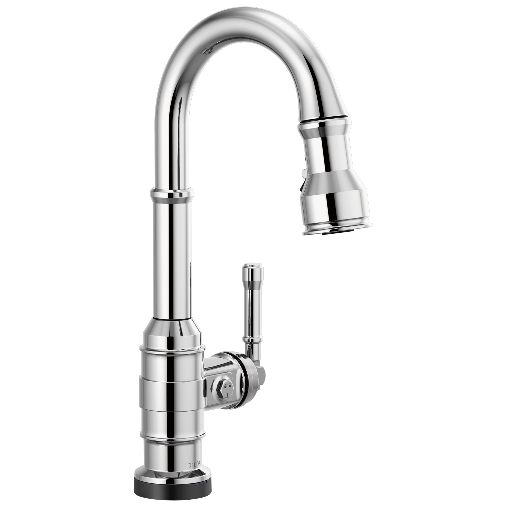 Delta - Single Handle Pull-Down Bar/Prep Faucet with Touch2O Technology - Chrome - 9990T-DST