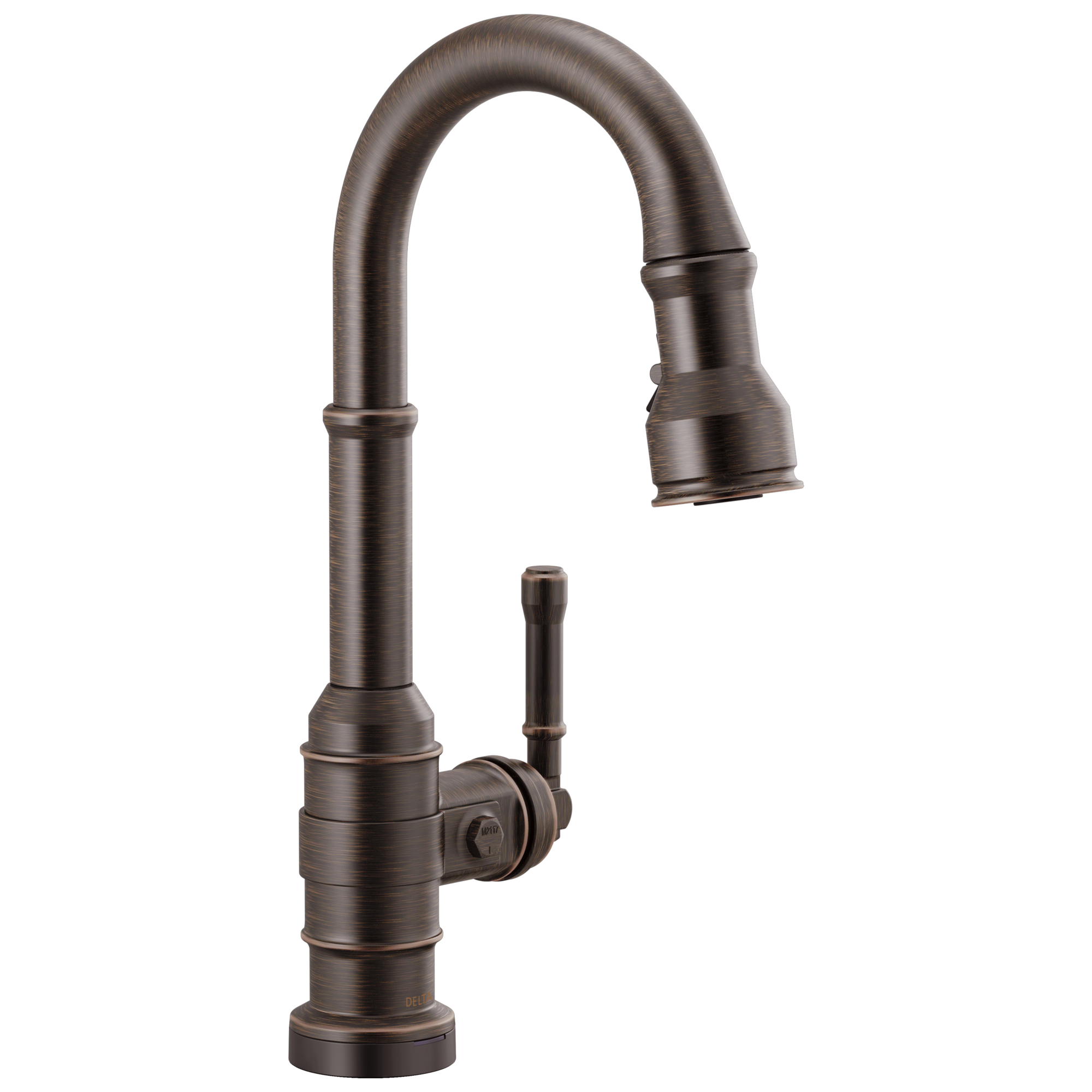 Delta - Single Handle Pull-Down Bar/Prep Faucet with Touch2O Technology - Venetian Bronze - 9990T-RB-DST