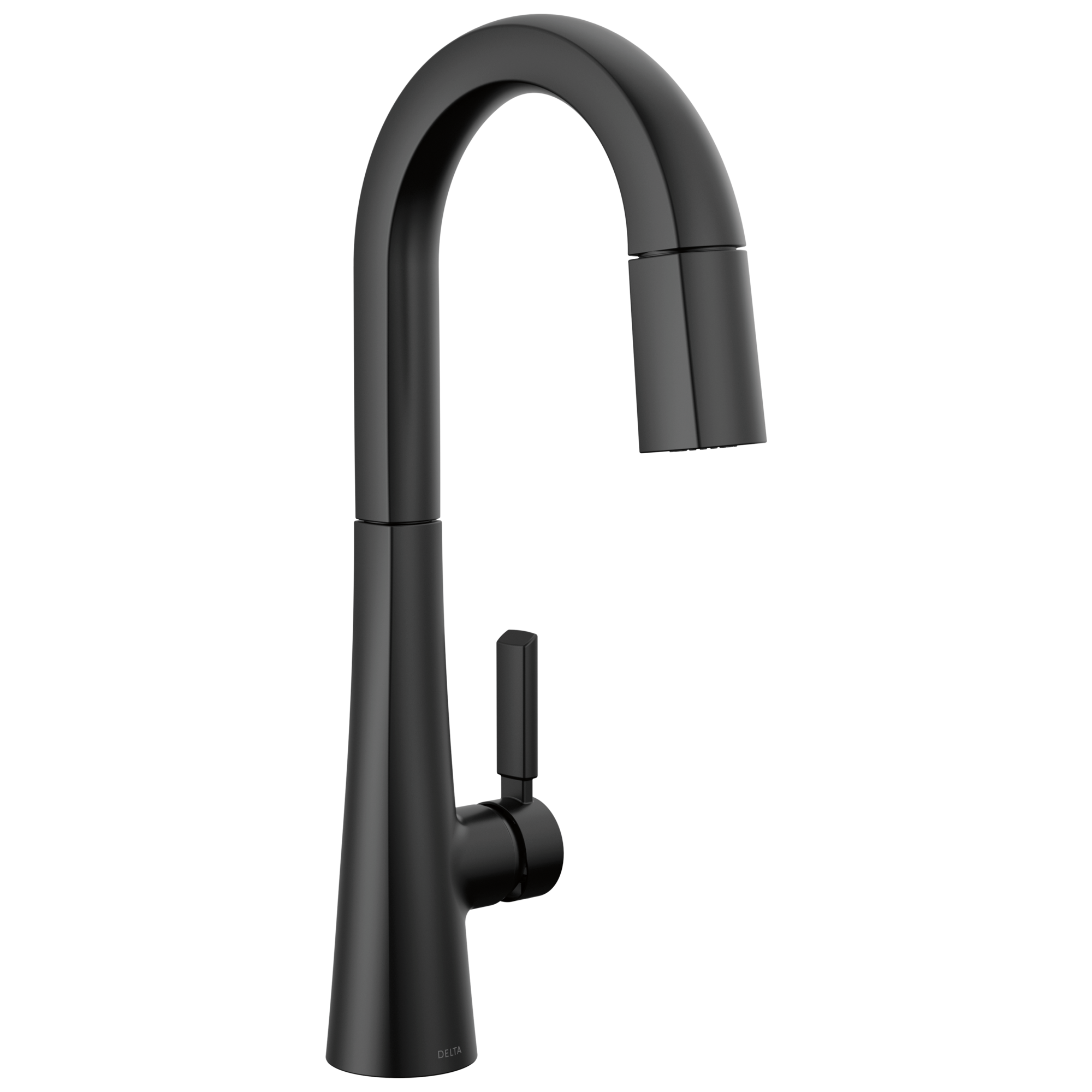 Delta - Single Handle Pull-Down Bar/Prep Faucet - Matte Black - 9991-BL-DST