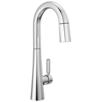 Delta - Single Handle Pull-Down Bar/Prep Faucet - Lumicoat® Chrome - 9991-PR-DST