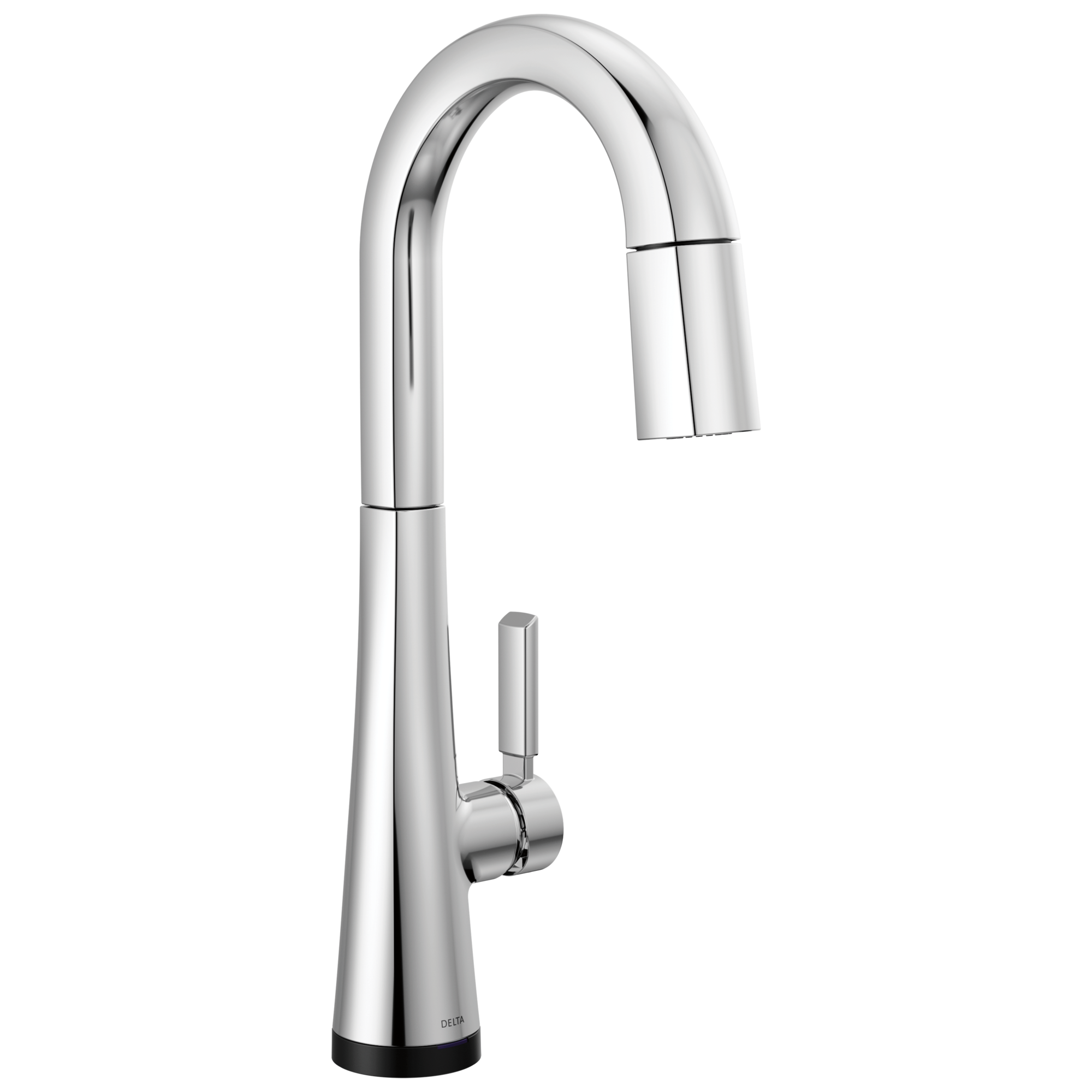 Delta - Single Handle Pull-Down Bar/Prep Faucet with Touch2O Technology - Lumicoat® Chrome - 9991T-PR-DST