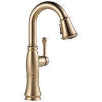 Delta - Single Handle Pull-Down Bar / Prep Faucet - Lumicoat® Champagne Bronze - 9997-CZ-PR-DST