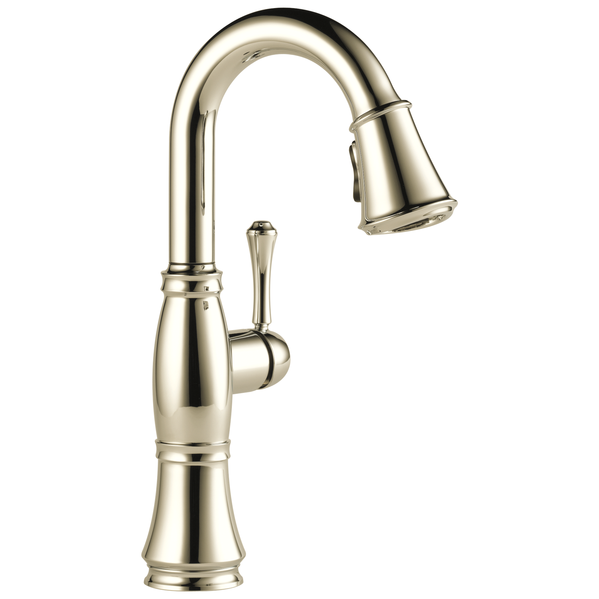 Delta - Single Handle Pull-Down Bar / Prep Faucet - Lumicoat® Polished Nickel - 9997-PN-PR-DST