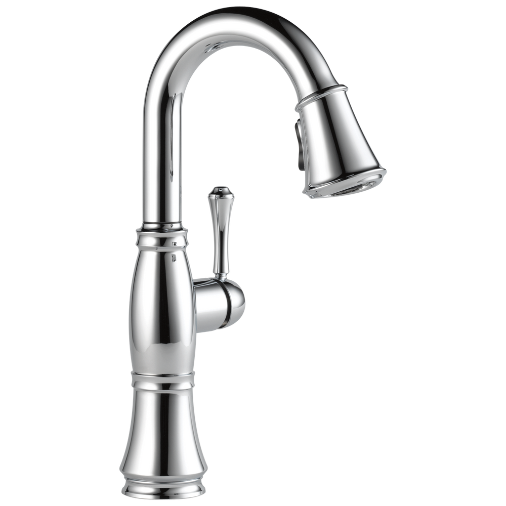 Delta - Single Handle Pull-Down Bar / Prep Faucet - Lumicoat® Chrome - 9997-PR-DST