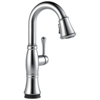 Delta - Single Handle Pull-Down Bar / Prep Faucet with Touch<sub>2</sub>O® Technology - Lumicoat® Arctic Stainless - 9997T-AR-PR-DST