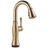 Delta - Single Handle Pull-Down Bar / Prep Faucet with Touch<sub>2</sub>O® Technology - Lumicoat® Champagne Bronze - 9997T-CZ-PR-DST