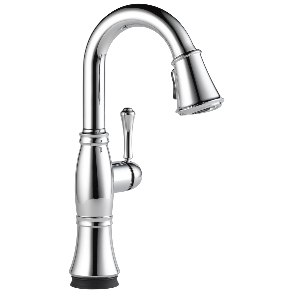 Delta - Single Handle Pull-Down Bar / Prep Faucet with Touch<sub>2</sub>O® Technology - Lumicoat® Chrome - 9997T-PR-DST