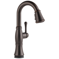 Delta - Single Handle Pull-Down Bar / Prep Faucet with Touch<sub>2</sub>O® Technology - Venetian Bronze - 9997T-RB-DST